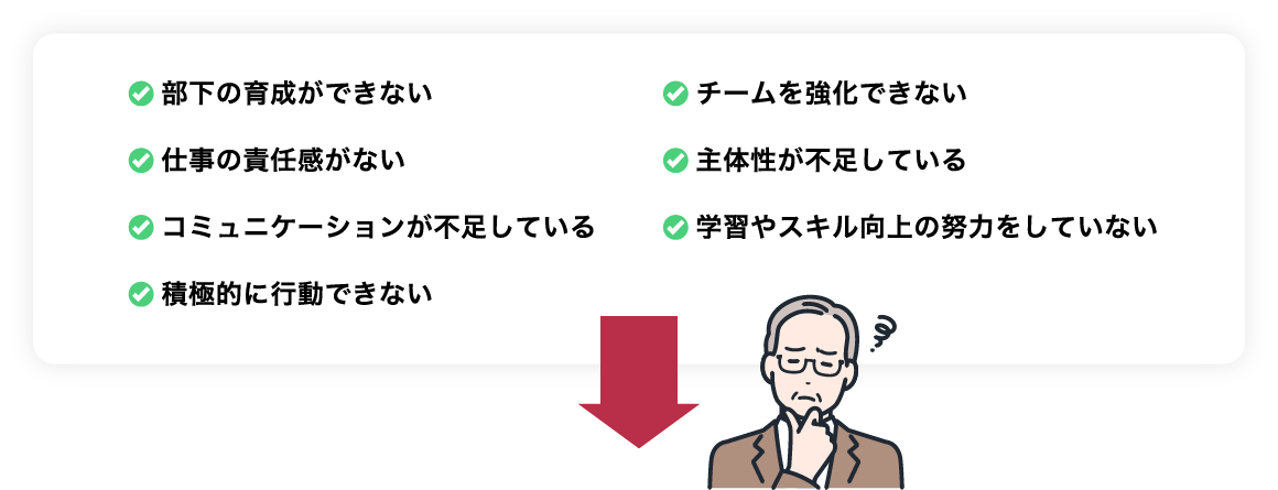 こんな中堅社員を抱えていませんか？